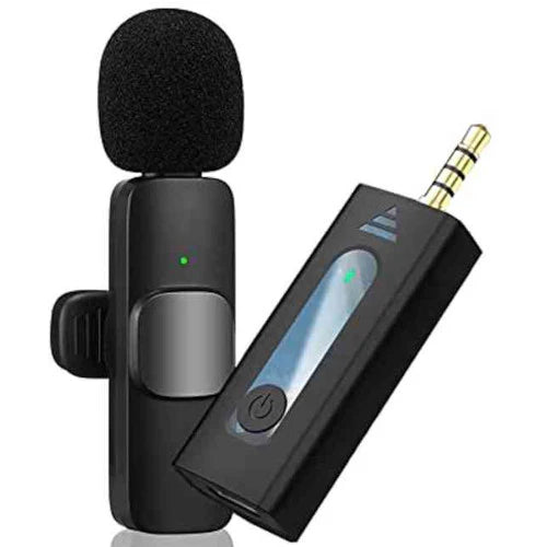 מיקרופון דש אלחוטי בלוטוס עם חיבור אוקס